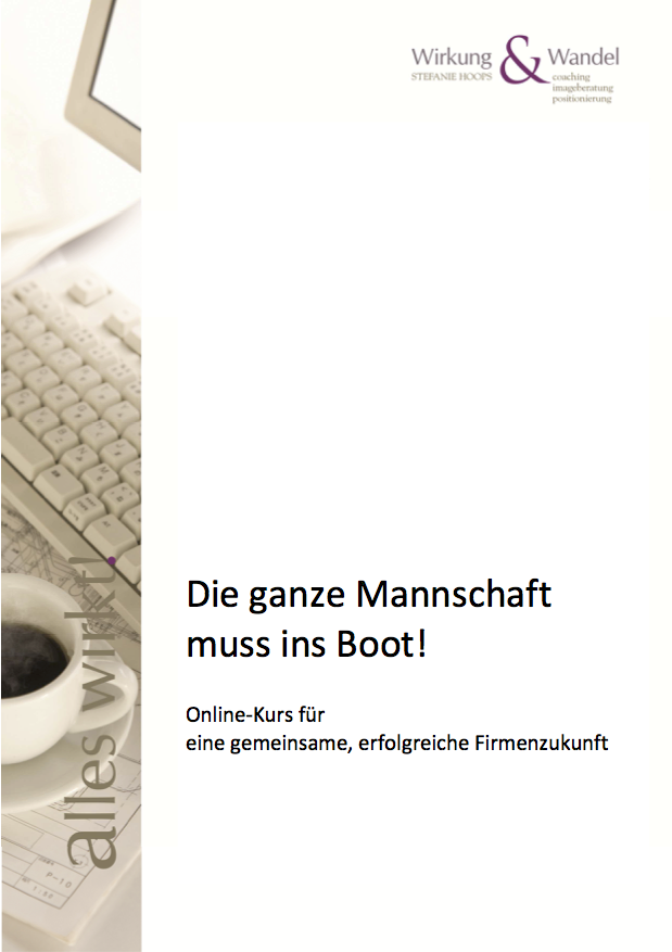 Online-Kurs: Die ganze Mannschaft muss ins Boot!